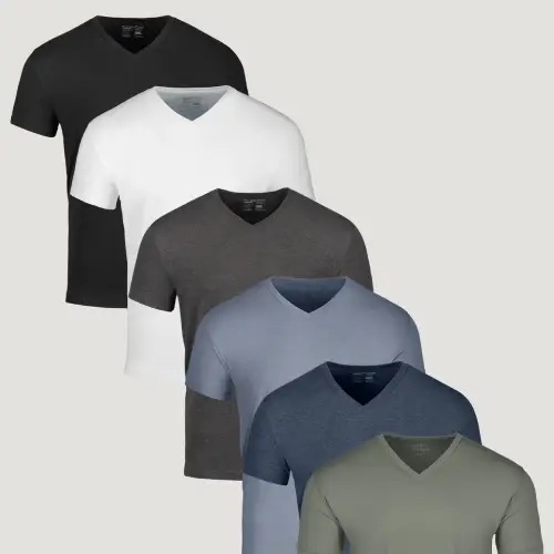 Fresh Clean Threads Best Sellers V-Neck 6-Pack